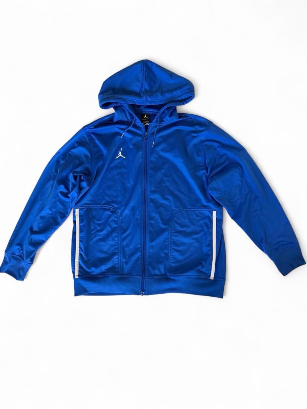 Jordan Blue Full-Zip Hooded Puffer Jacket
